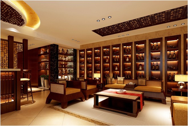 別墅酒窖設(shè)計效果圖